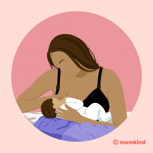 ammestillinger cross cradle krydsstilling illustration