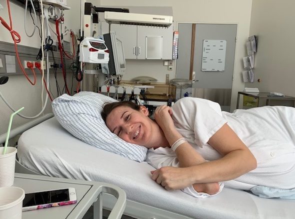 fødsel kejsersnit seng