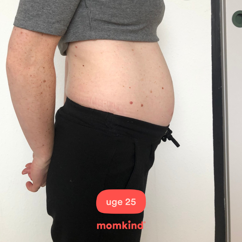 gravid uge 25 mavebilleder