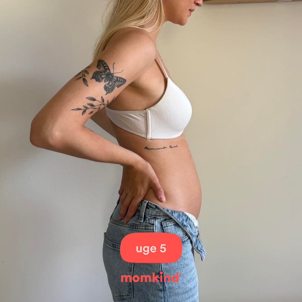 gravid uge 5 mavebilleder