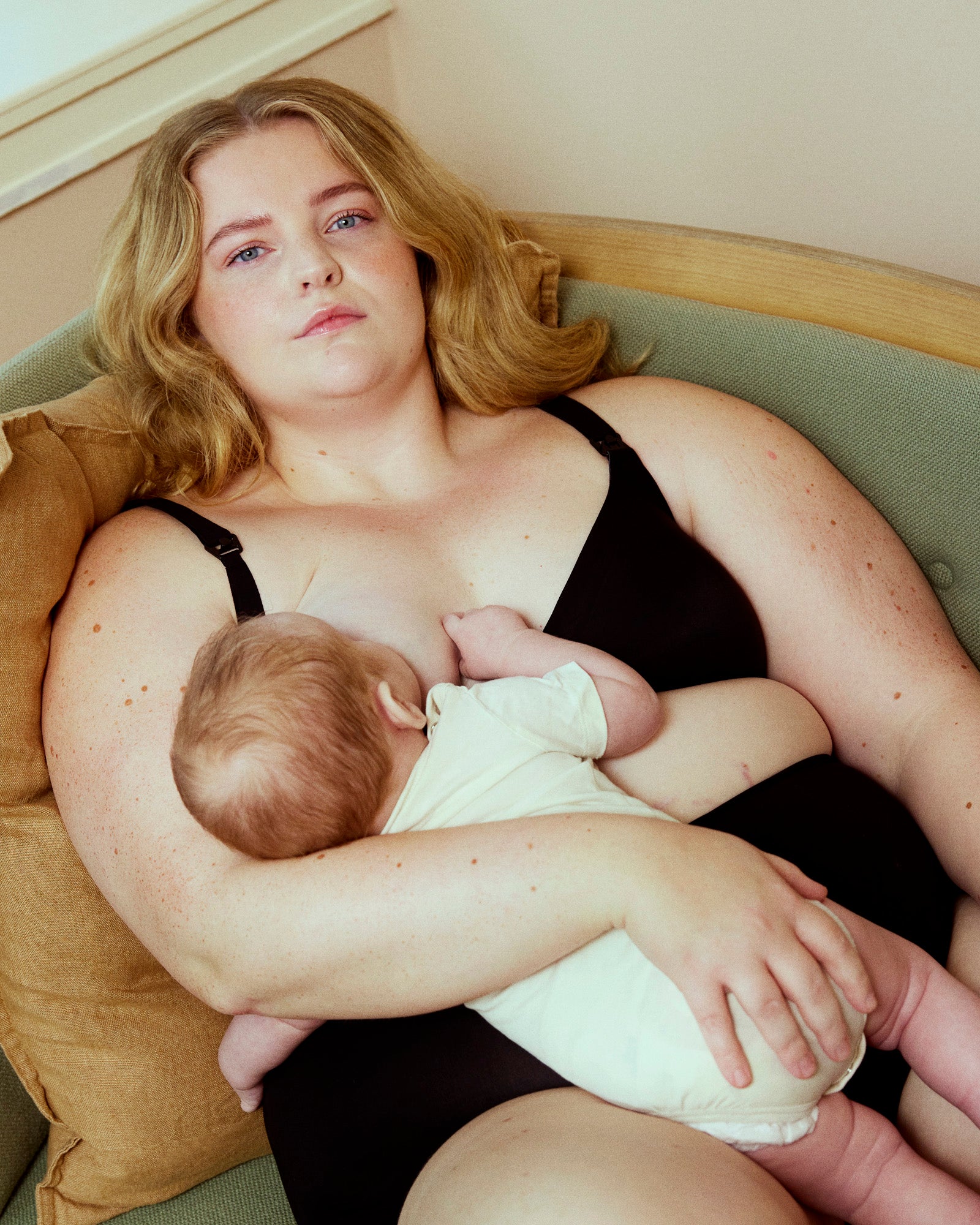 sömlös amnings-bh med vaddering