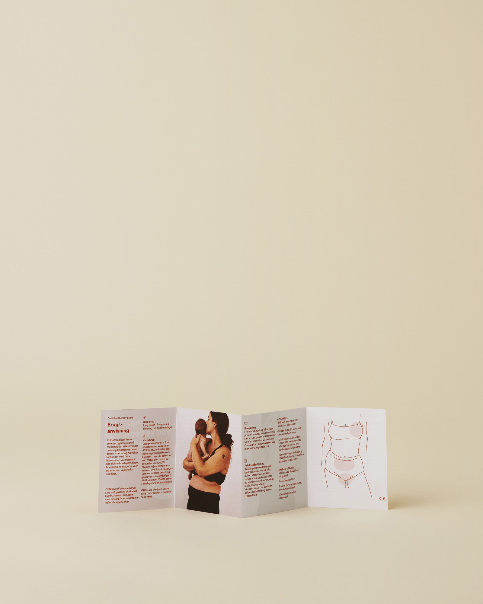 guide til momkinds køle- og varmepose