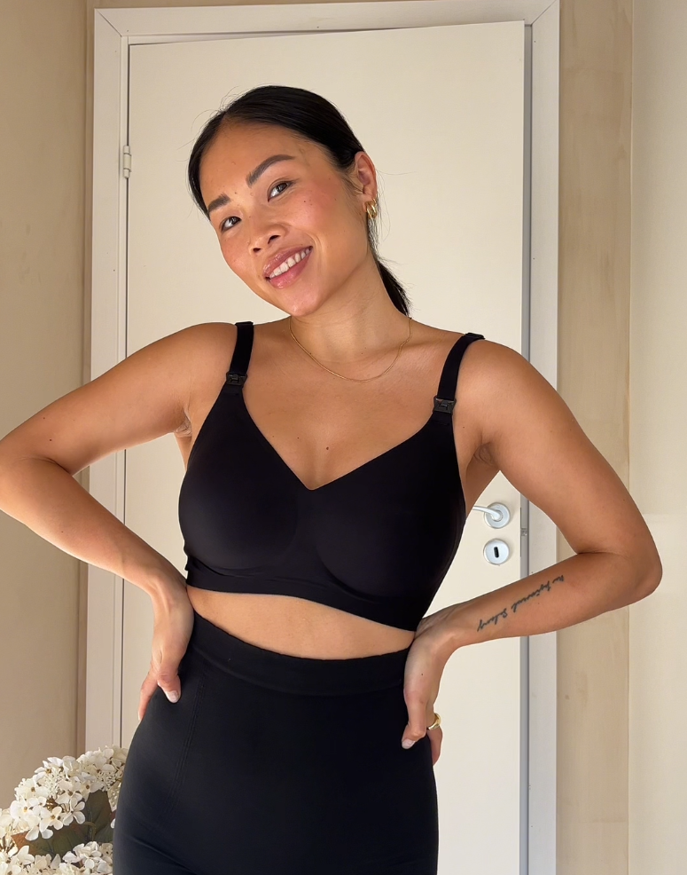 sömlös amnings-bh med vaddering