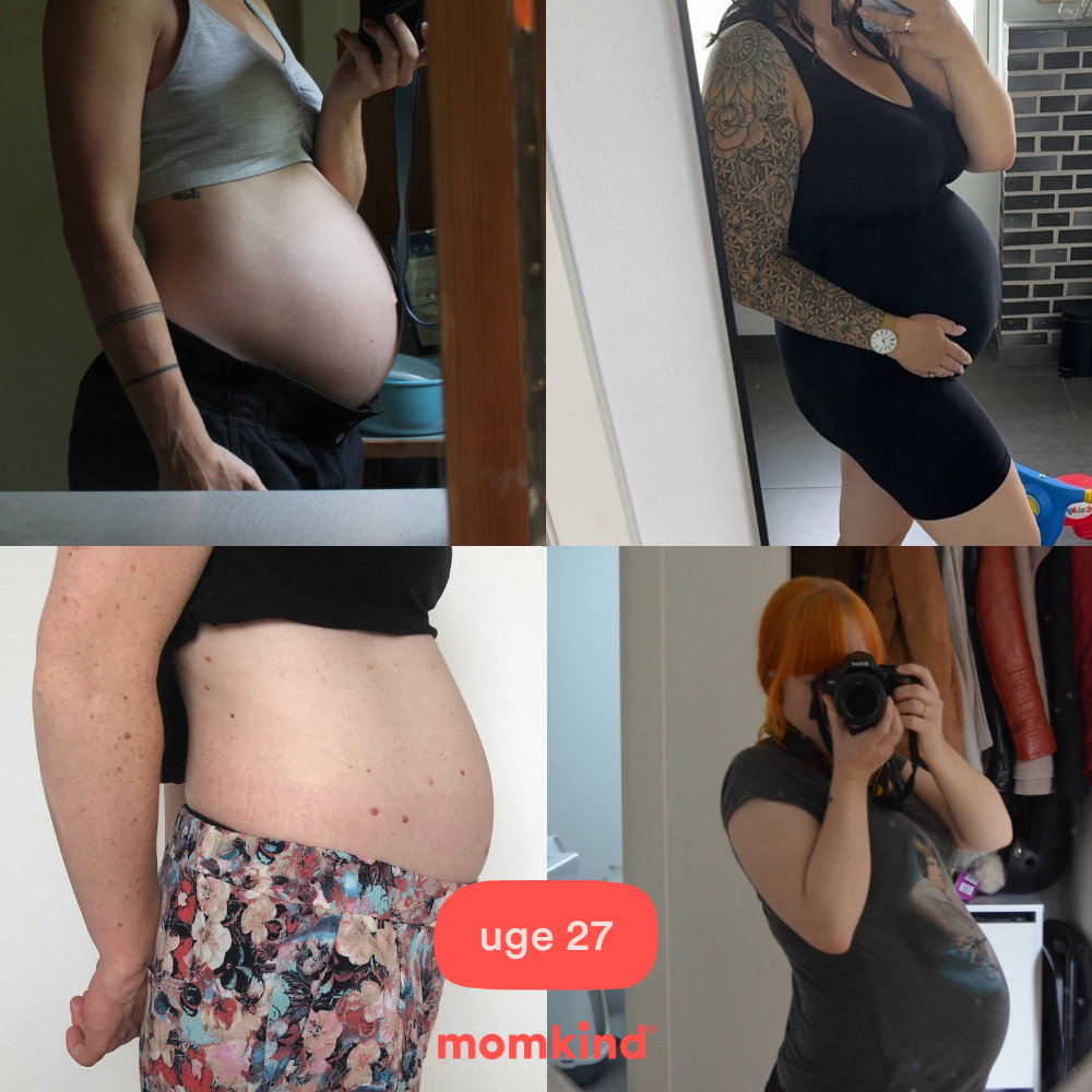 gravid uge 27 mavebilleder