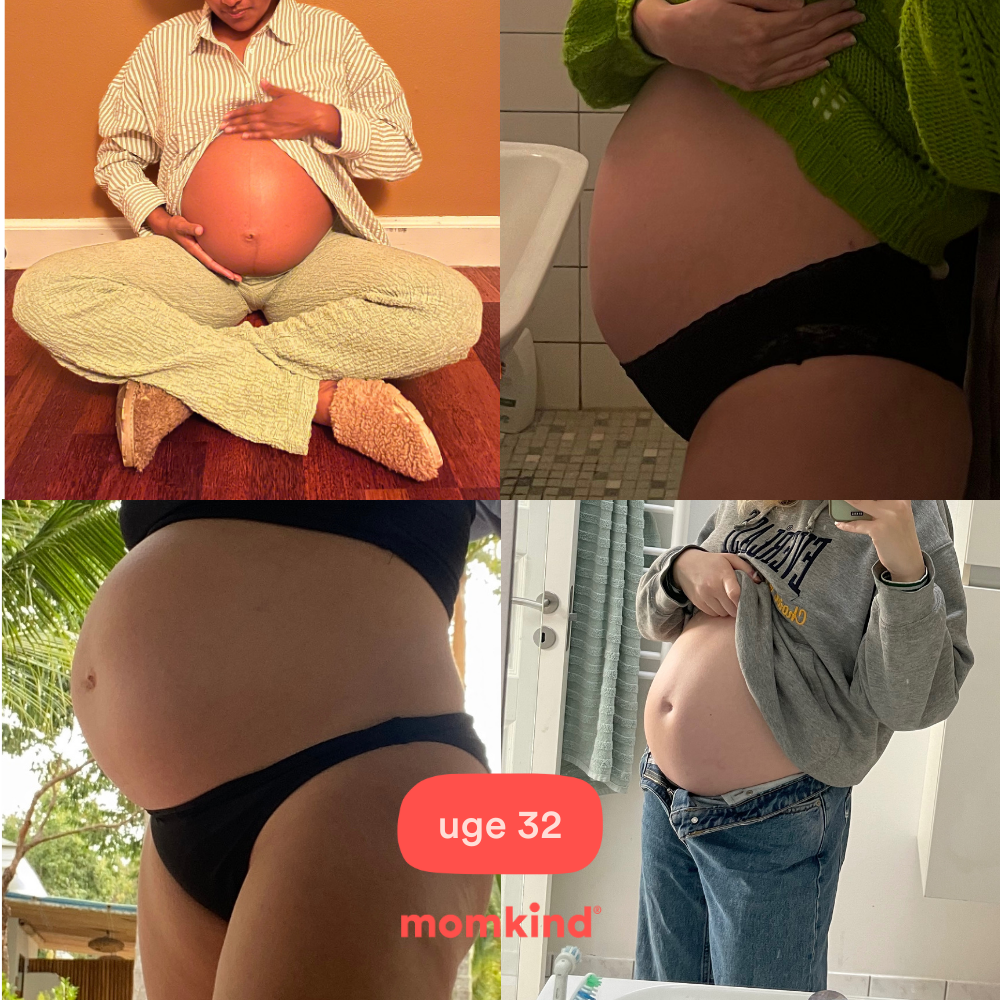 gravid uge 32 mavebilleder