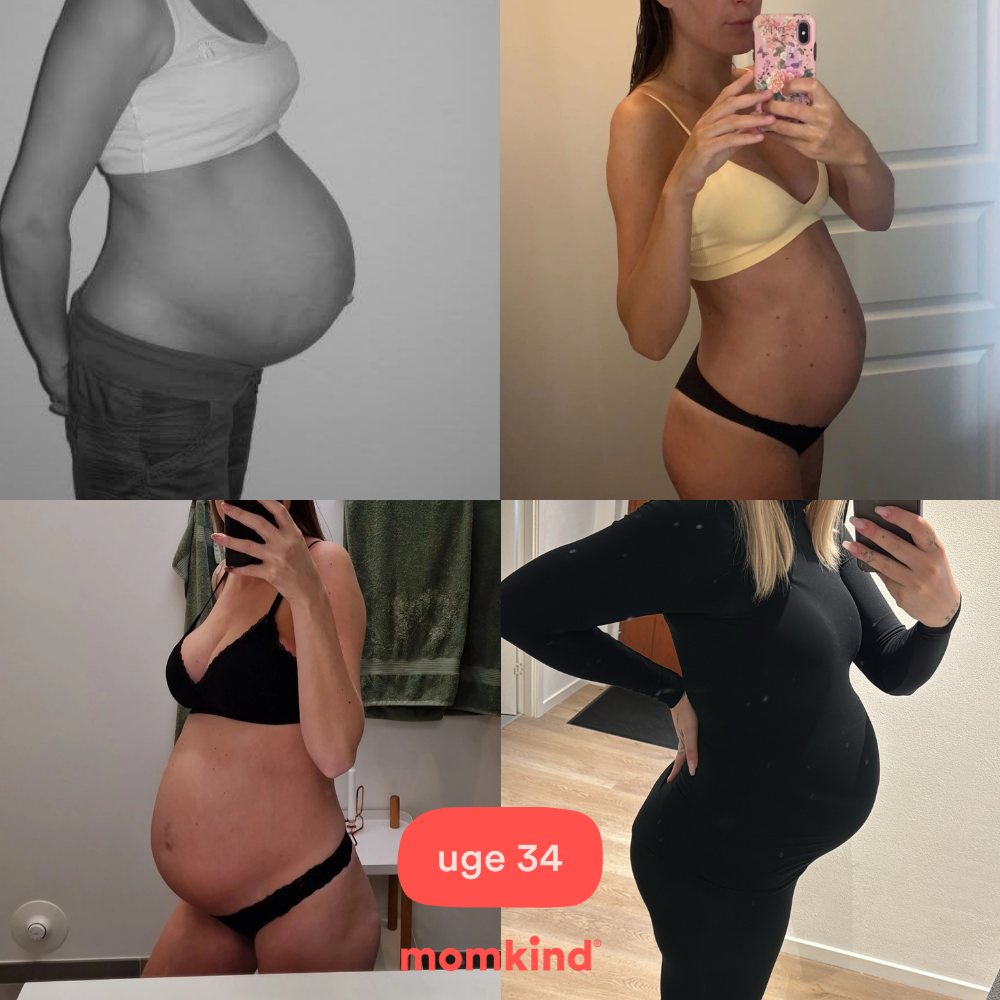 gravid uge 34 mavebilleder