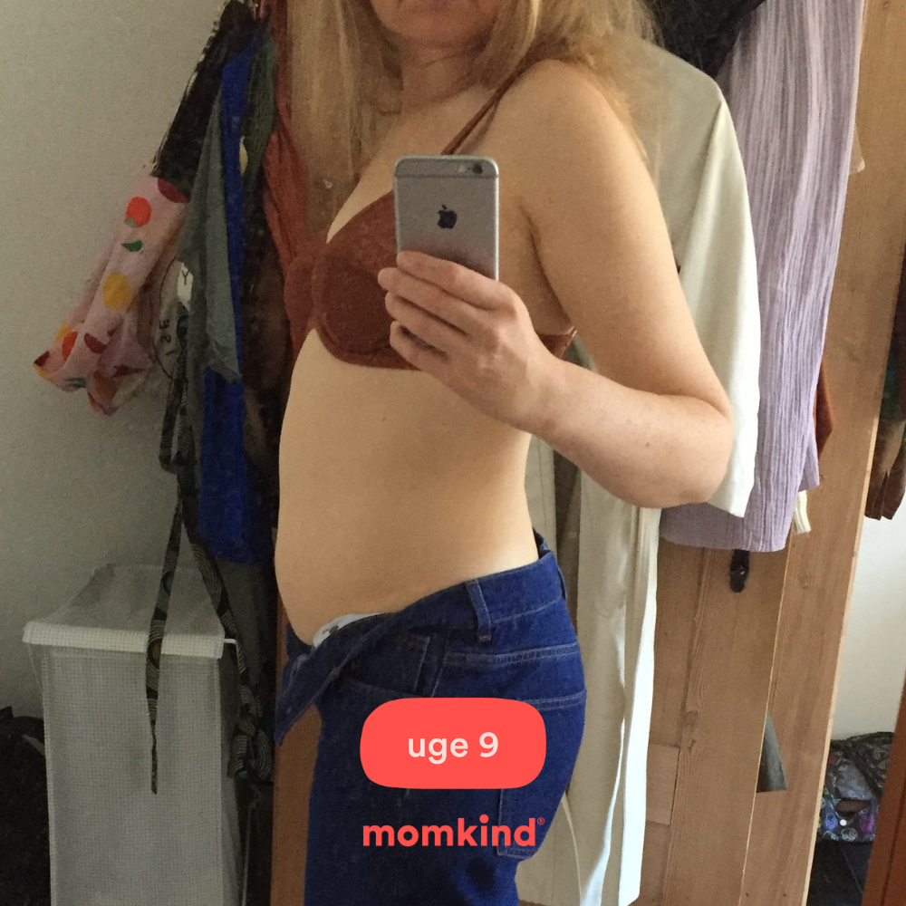 gravid uge 9 mavebilleder